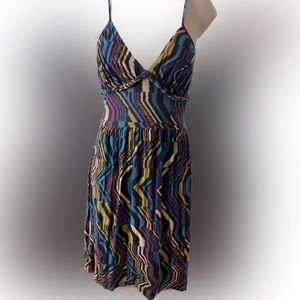 Trippy Print / Multi Color Dress Size Small